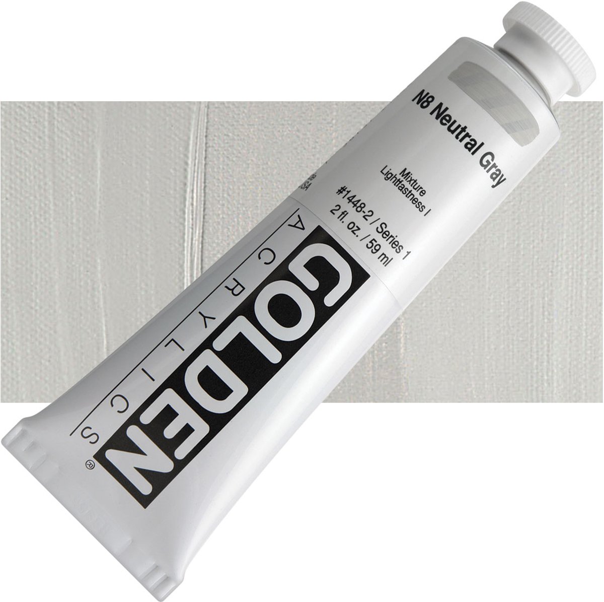 Golden Heavy Body Acrylverf Serie 1 | N8 Neutral Gray (1448-2) 59ml)